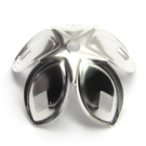 Kepurėlės sidabro spalvos 18 mm