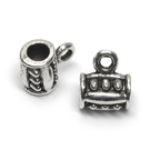 Tibeto sidabro pakabutis - laikiklis 9x6,5 mm