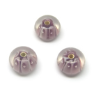 Lampwork karoliukai alyviniai 12x8 mm
