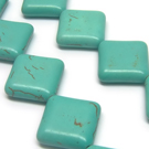 Hovlitas turkio spalvos rombo formos 22x23 mm