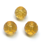Stiklas rusvas facetuotas 14 mm Stiklas rusvas facetuotas 14 mm