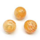 Pūstas stiklas oranžinis 12 mm