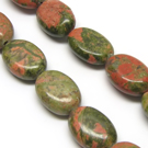 Unakitas pupelės formos 14x10 mm