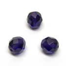 Facetuotas stiklas tamsiai violetinis 8 mm