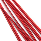 Raudona sutažo juostelė 3 mm