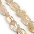 Citrinas netaisyklingos formos 15 mm