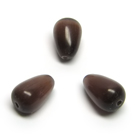 Katės akis tamsiai ruda lašelio formos 12x8 mm