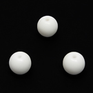 Baltas stiklas rutuliuko formos 6 mm