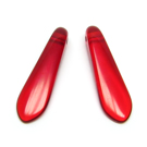 Raudonas stiklinis lašas 21 mm