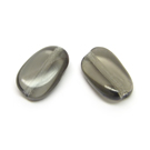 Pilka susukta stiklo pagalvėlė 14x8 mm