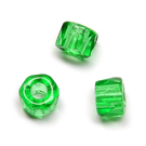 Čekiško stiklo intarpai žali 4x6 mm