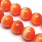Katės akis oranžinė rutuliuko formos 12 mm