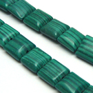 Malachito pagalvėlės 10x10 mm