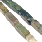 Samaninis agatas lazdelės formos 12 mm
