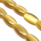 Katės akis rusvos chaki spalvos stačiakampio formos 12 mm
