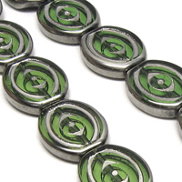 Žalias stiklas pasidabruotas 16 mm