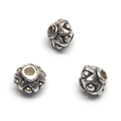 Tibeto sidabro intarpai 6,5 mm