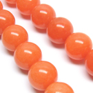 Žadeitas pastelinės oranžinės spalvos apvalus 14 mm Žadeitas pastelinės oranžinės spalvos apvalus 14 mm