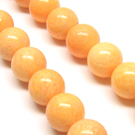 Koralas šviesiai oranžinis rutuliuko formos 12 mm