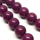 Žadeitas tamsiai violetinis apvalus 14 mm Žadeitas tamsiai violetinis apvalus 14 mm