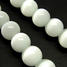 Katės akis balta rutuliuko formos 12 mm