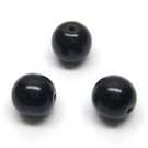 Juodas stiklas rutuliuko formos 10 mm