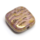 Stačiakampis stiklas rusvai alyvinis 16x15 mm