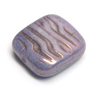 Stačiakampis stiklas šviesiai violetinis 16x15 mm
