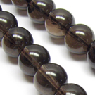 Dūminis kvarcas apvalus 12 mm
