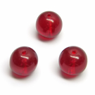 Raudonas stiklas rutuliuko formos 10 mm