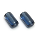 Stiklas pilkai melsvas vamzdelio formos 13x7 mm