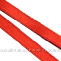Atlasinė juostelė raudona 6 mm pločio