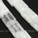 Daužtas kalnų krištolas stačiakampio formos 12 mm
