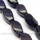 Kairo naktis briaunoto susukto ovalo formos 16x8 mm