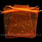 Organzos maišelis oranžinis 10x12 cm