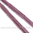 Katės akis alyvinė vamzdelio formos 13x4 mm