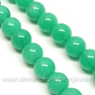 Žadeitas žalios pastelinės spalvos apskritas 8 mm