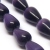 Katės akis tamsiai violetinė lašelio formos 12x8 mm