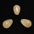 Katės akis šviesiai persikinė lašelio formos 12x8 mm