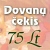 Dovanų čekis 75 Lt vertės