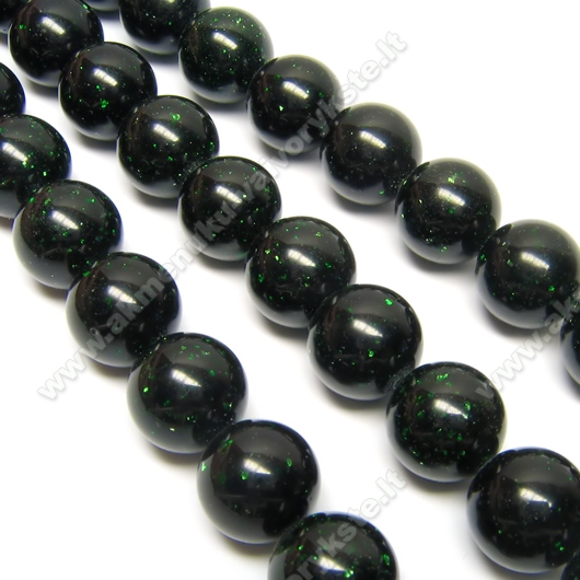 Nilo smaragdas rutuliuko formos 12 mm