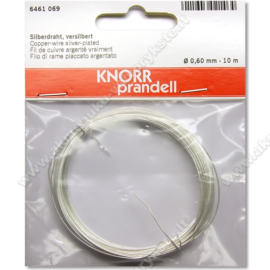 Knorr prandell pasidabruota vielutė 0,6 mm - 10 m