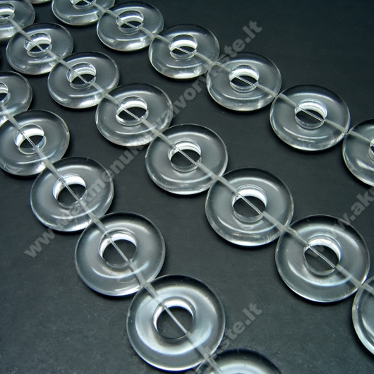 Kvarco kristalo žiedai 20 mm