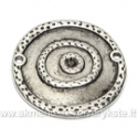 Tibeto sidabro intarpas  - sujungimas "Diskas-diske"