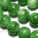 Žadeitas žalias rutuliuko formos 10 mm